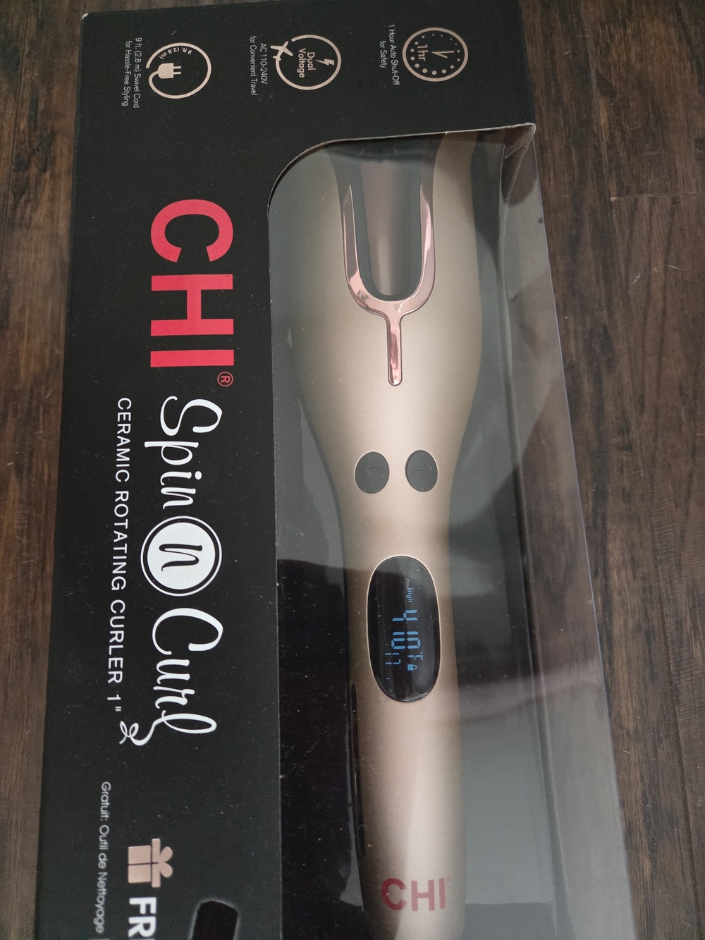 CHI Rose Gold Auto Curling Iron - Picture 3 of 5